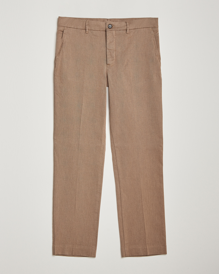 Herre | Bukser | J.Lindeberg | Lois Flannel Twill Pants Tiger Brown