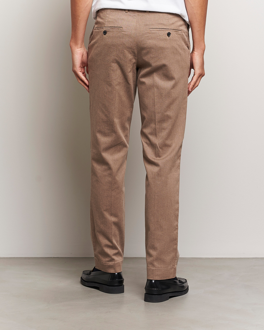 Herre | Bukser | J.Lindeberg | Lois Flannel Twill Pants Tiger Brown