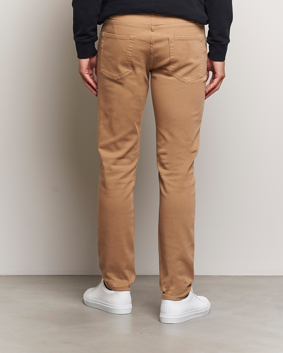 Herre | Bukser | J.Lindeberg | Jay Solid Twill Stretch Jeans Tiger Brown