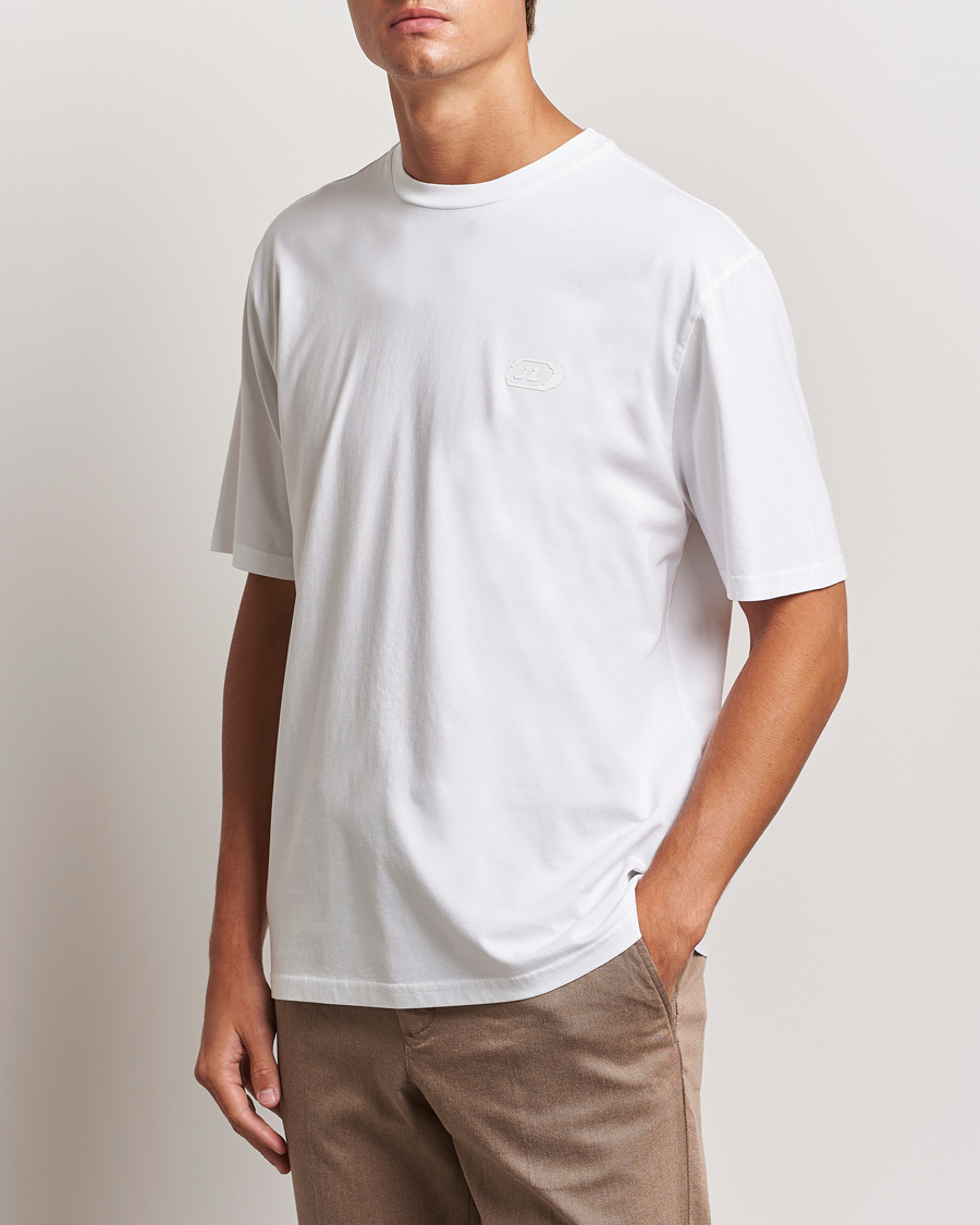 Herre | T-Shirts | J.Lindeberg | Hale Logo T-Shirt White