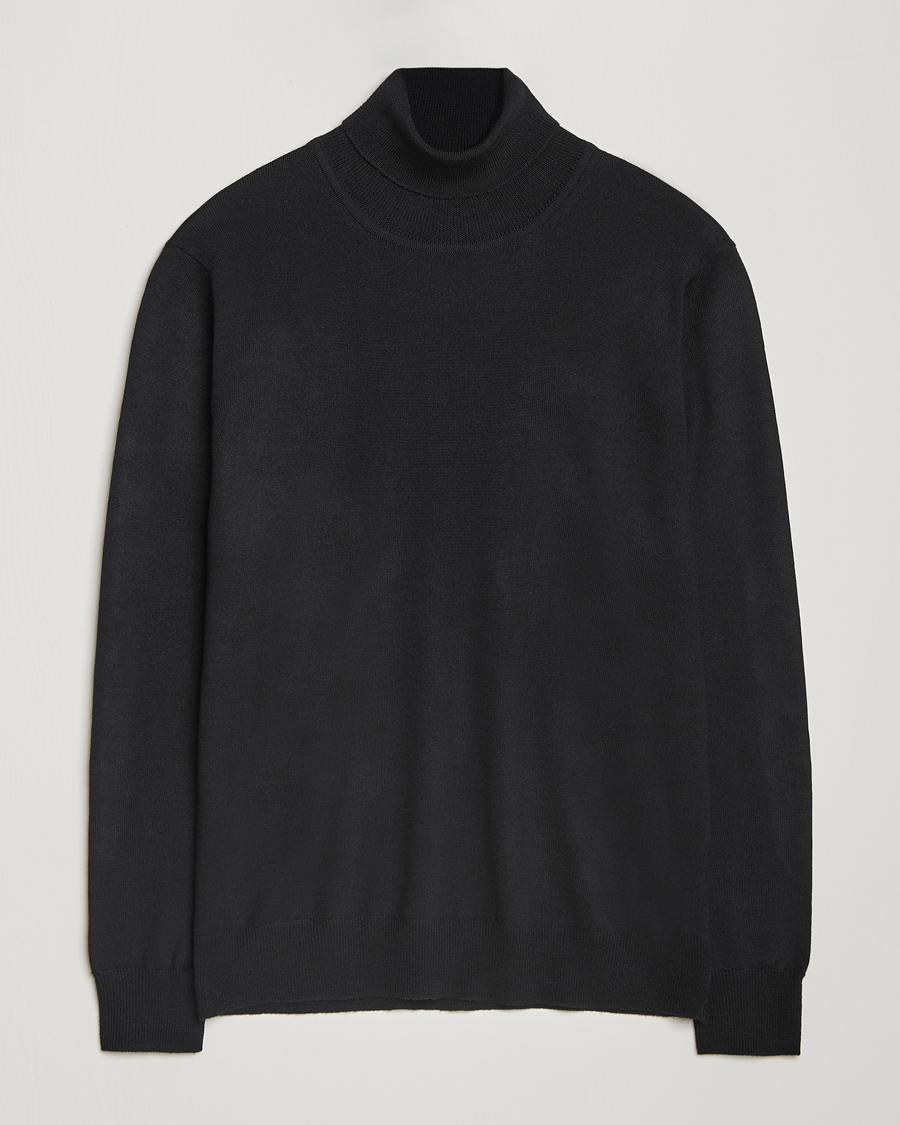 Herre | Trøjer | J.Lindeberg | Kaden Merino Turtleneck Black