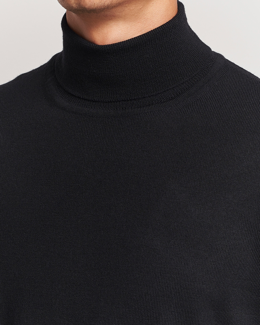 Herre | Trøjer | J.Lindeberg | Kaden Merino Turtleneck Black