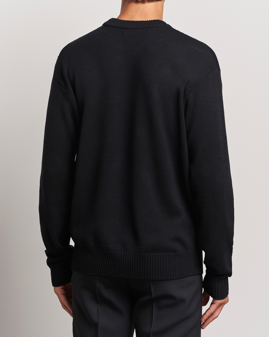 Herre | Trøjer | J.Lindeberg | Kino Merino Crew Neck Black
