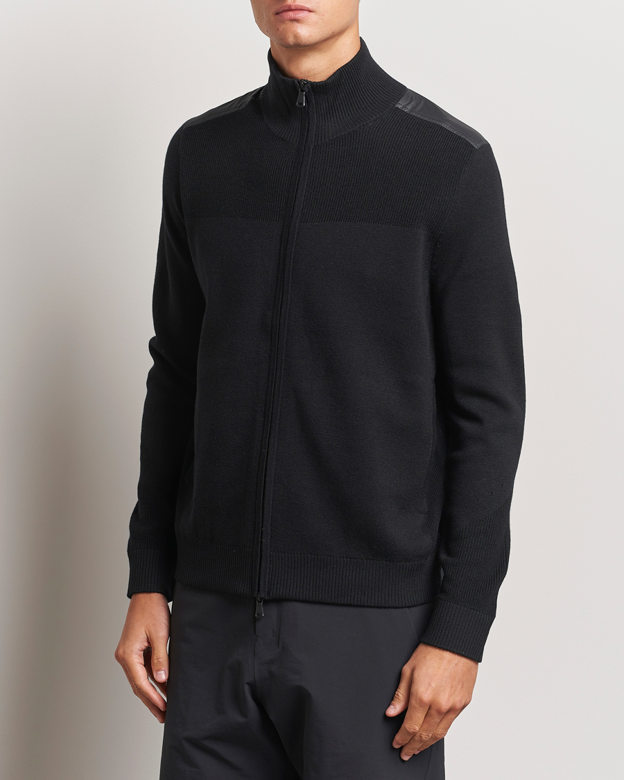 Herre | Trøjer | J.Lindeberg | Marty Hybrid Jacket Black