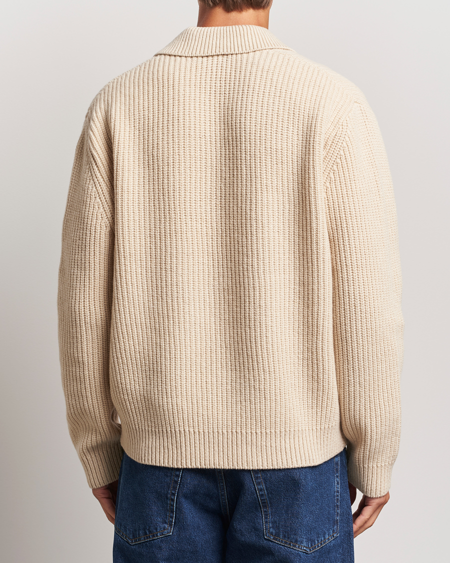 Herre | Trøjer | J.Lindeberg | Jethro Heavy Polo Knit Moonbeam