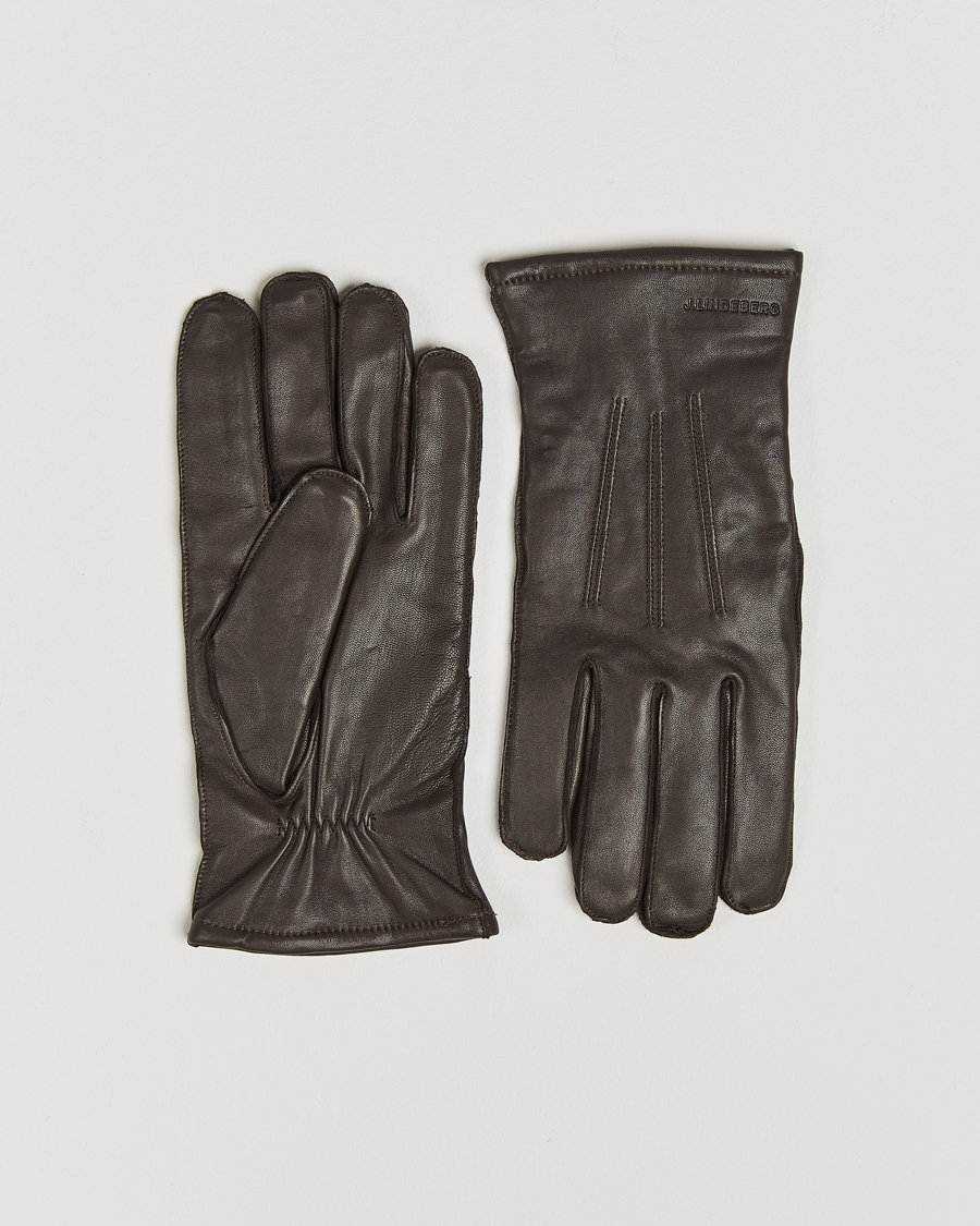 Herre | J.Lindeberg Milo Leather Glove Mole | J.Lindeberg | Milo Leather Glove Mole