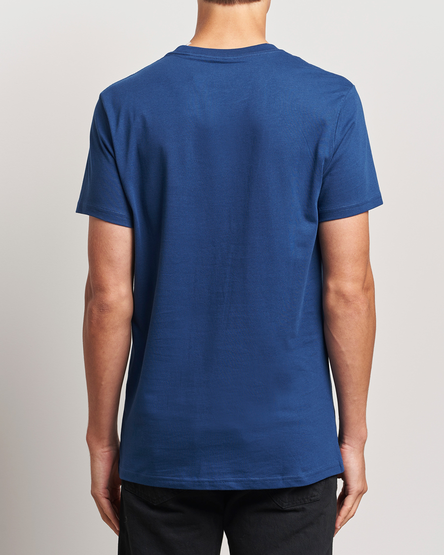 Herre | T-Shirts | Bread & Boxers | Heavy Cotton Crew Neck T-Shirt Ink Blue