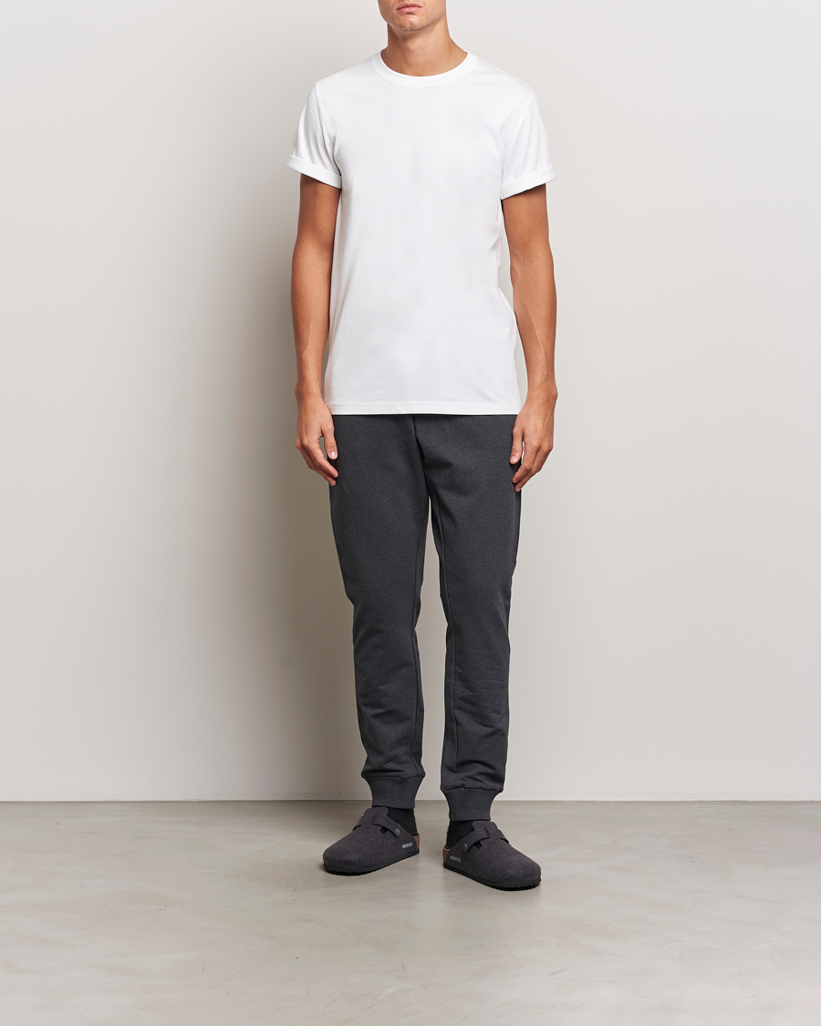 Herre | Bukser | Bread & Boxers | Loungewear Pants Dark Grey Melange