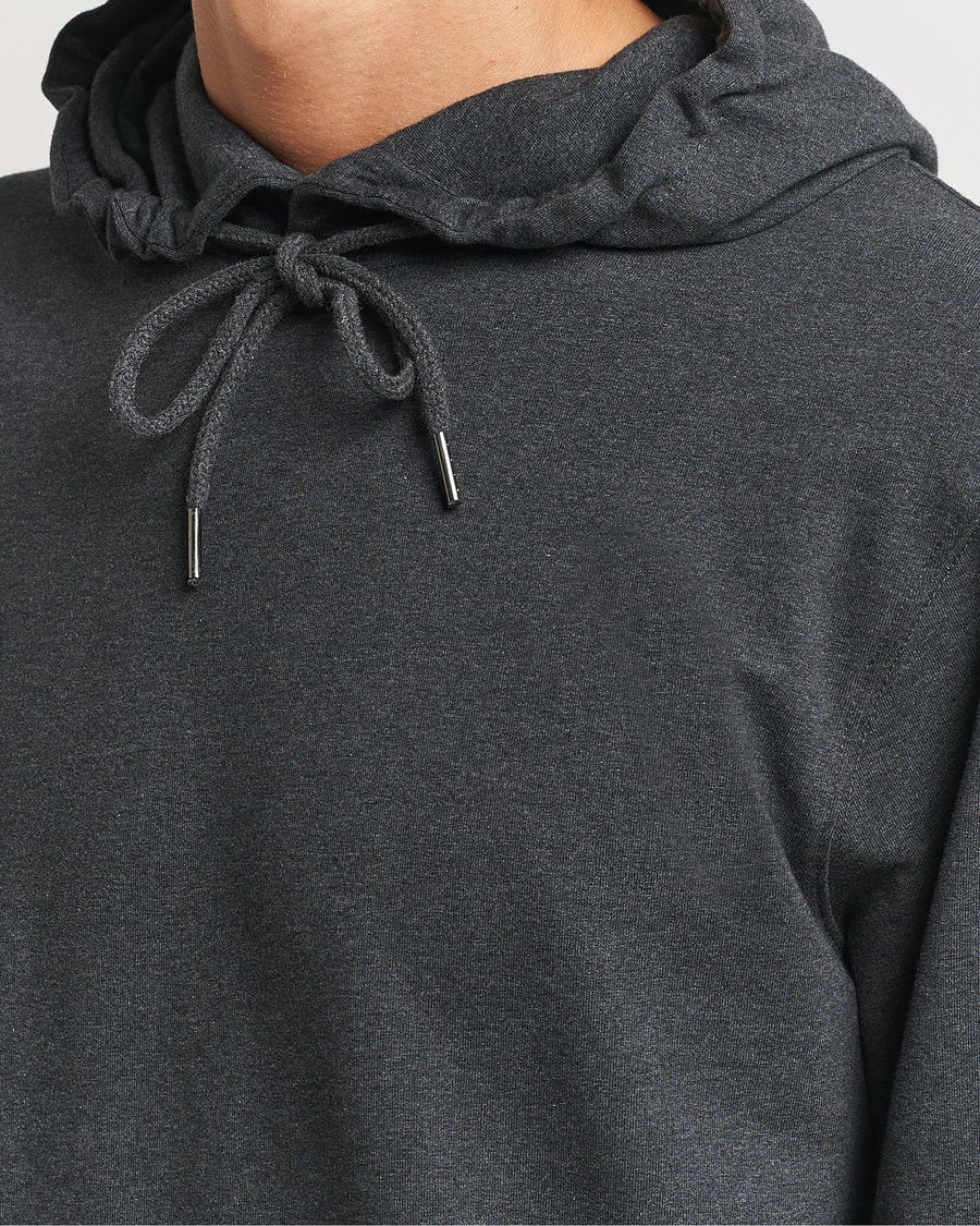 Herre | Trøjer | Bread & Boxers | Loungewear Hoodie Dark Grey Melange