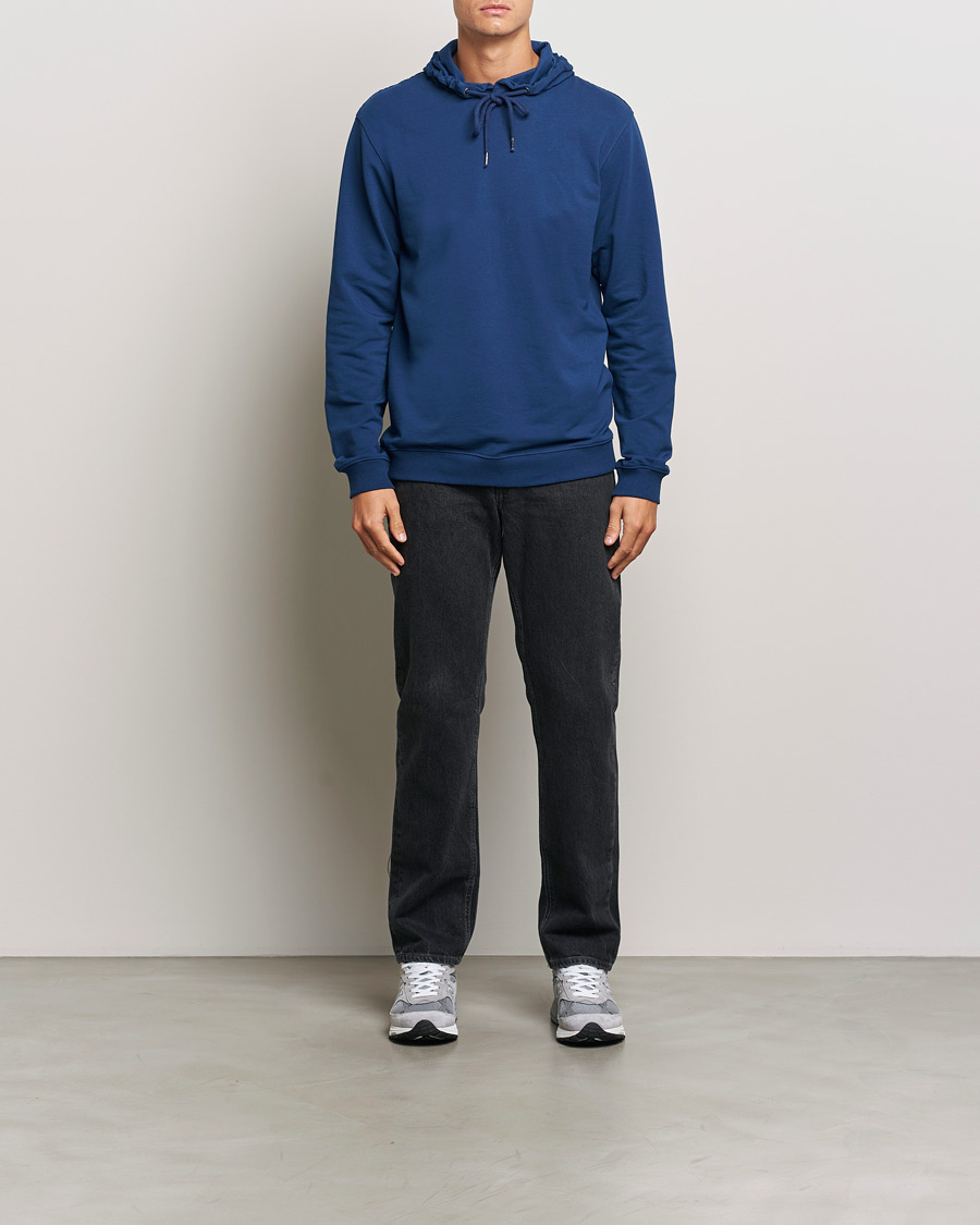 Herre | Trøjer | Bread & Boxers | Loungewear Hoodie Ink Blue