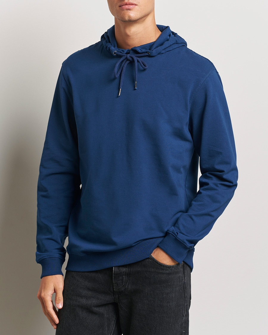 Herre | Trøjer | Bread & Boxers | Loungewear Hoodie Ink Blue