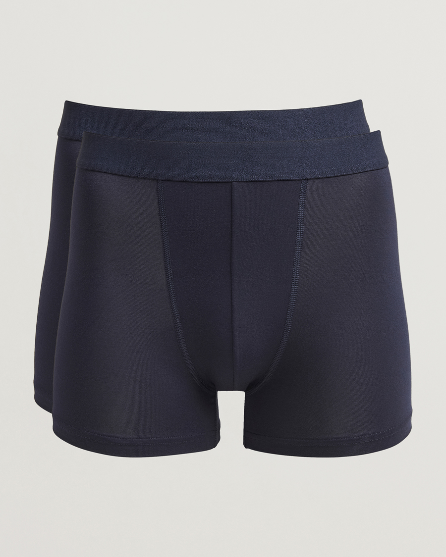 Herre | Undertøj | Bread & Boxers | 2-Pack Boxer Breif Modal Dark Navy