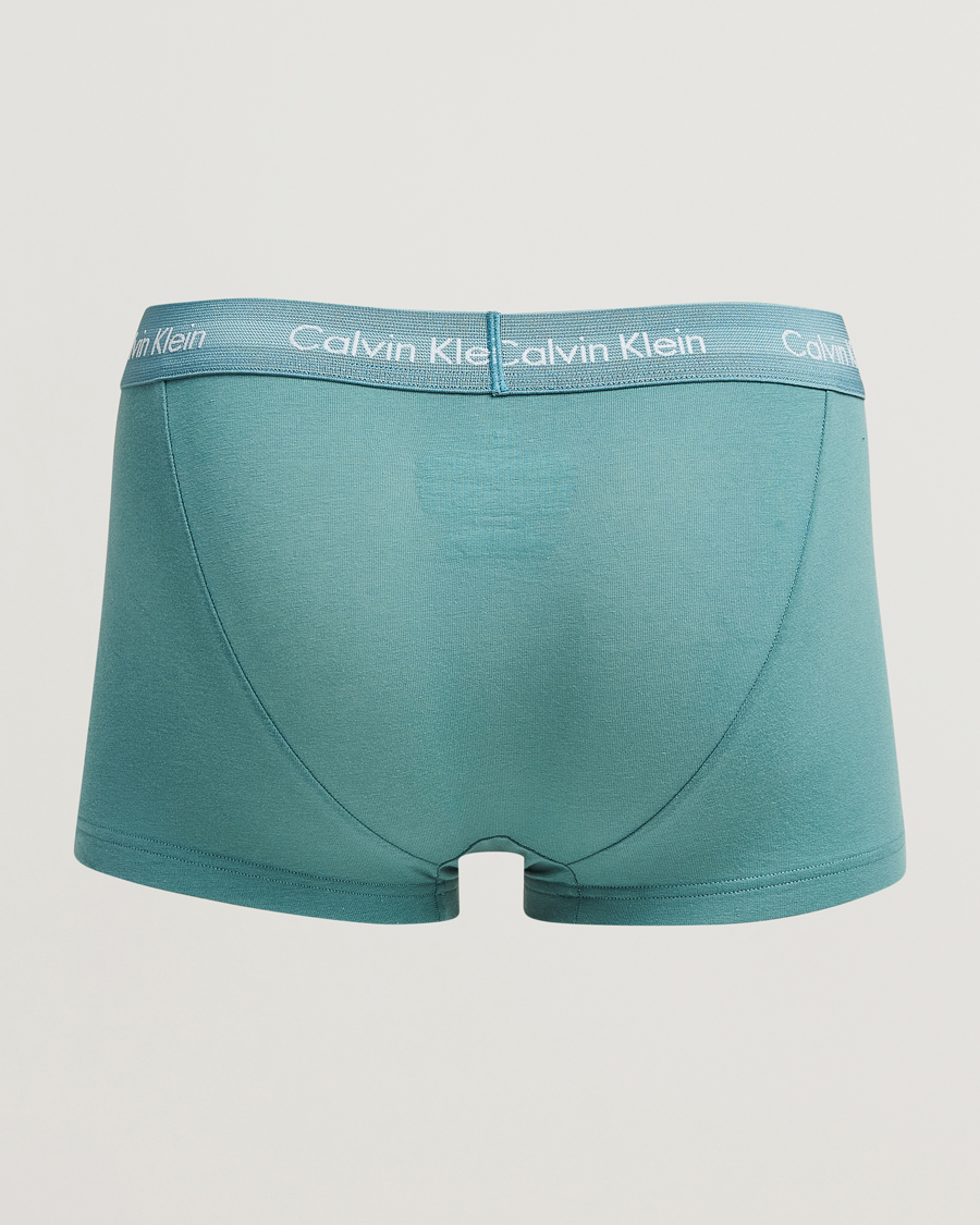 Herre | Undertøj | Calvin Klein | Cotton Stretch 3-Pack Low Rise Trunk Black/Grey/Green