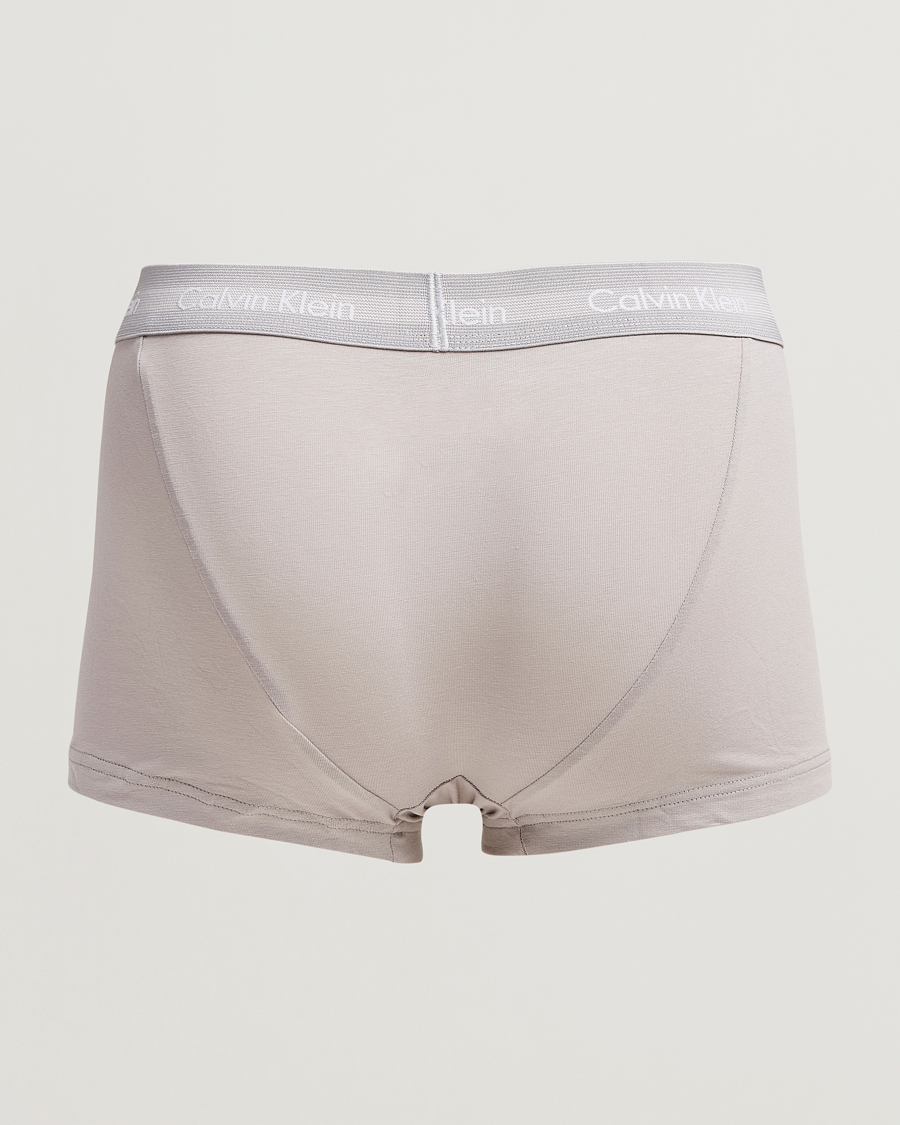 Herre | Undertøj | Calvin Klein | Cotton Stretch 3-Pack Low Rise Trunk Black/Blue/Grey