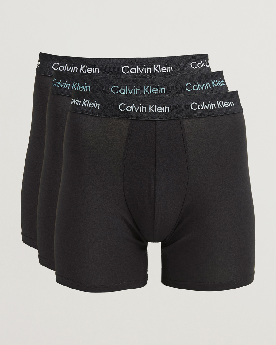 Herre | Undertøj | Calvin Klein | Cotton Stretch 3-Pack Boxer Brief Black