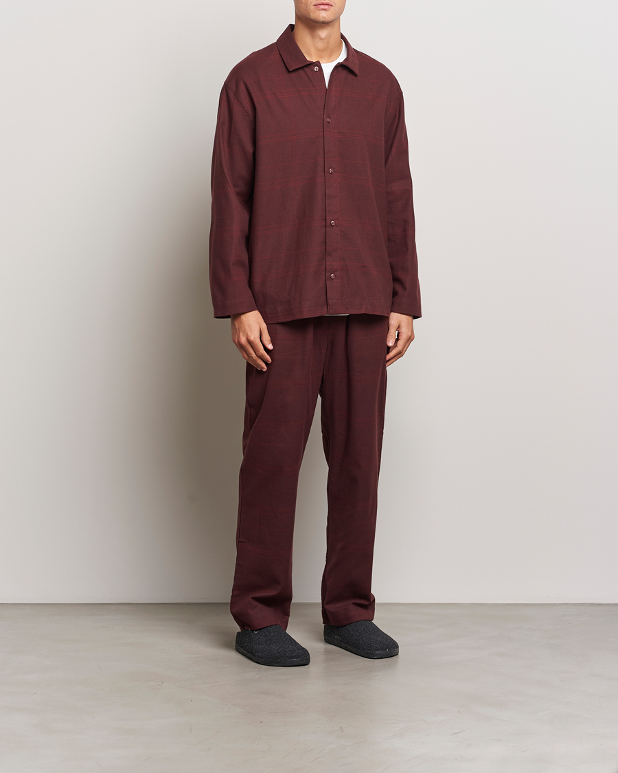 Herre | Calvin Klein Cotton Pyjama Set Truffle Brown | Calvin Klein | Cotton Pyjama Set Truffle Brown