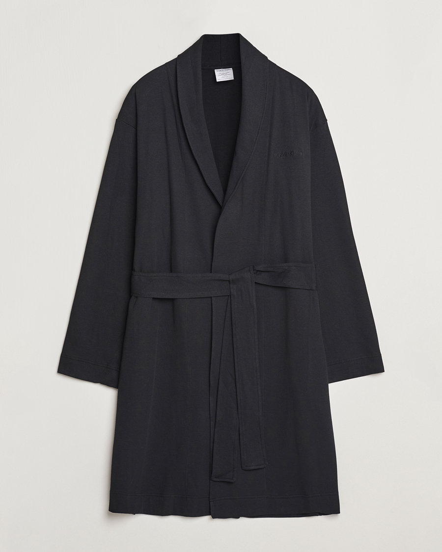 Herre | Calvin Klein Cotton Robe Black | Calvin Klein | Cotton Robe Black
