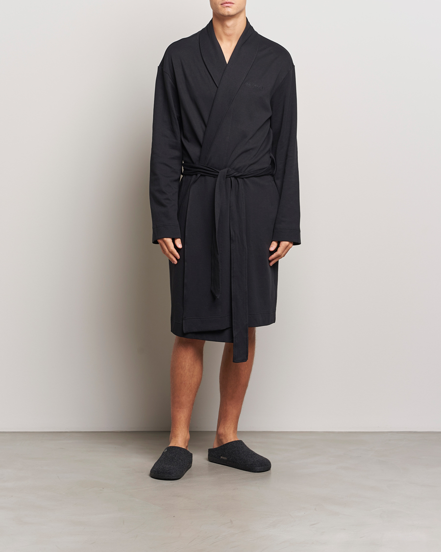 Herre | Calvin Klein Cotton Robe Black | Calvin Klein | Cotton Robe Black