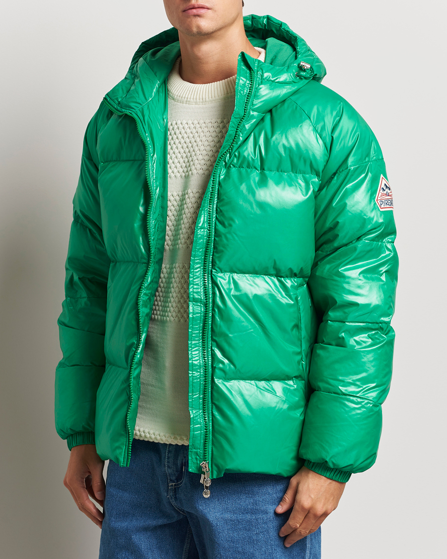 Herre | Jakker | Pyrenex | Sten Hooded Puffer Jacket Frog