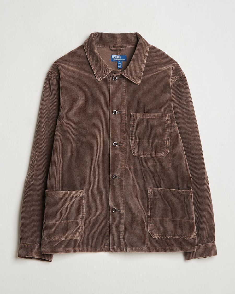 Herre | Jakker | Polo Ralph Lauren | Unlined Field Jacket Hanford Brown Repair