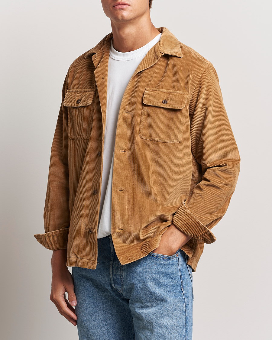 Herre | Skjorter | Polo Ralph Lauren | Corduroy Western Shirt Rustic Tan