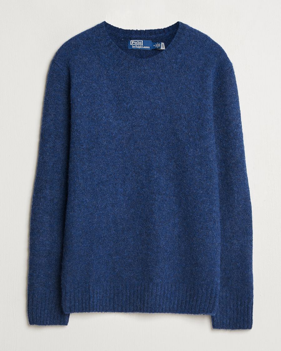 Herre | Trøjer | Polo Ralph Lauren | Heavy Knitted Sweater Midnight Navy Heather