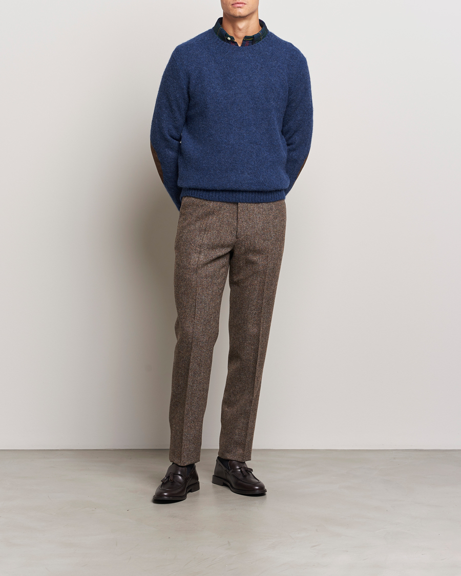 Herre | Trøjer | Polo Ralph Lauren | Heavy Knitted Sweater Midnight Navy Heather