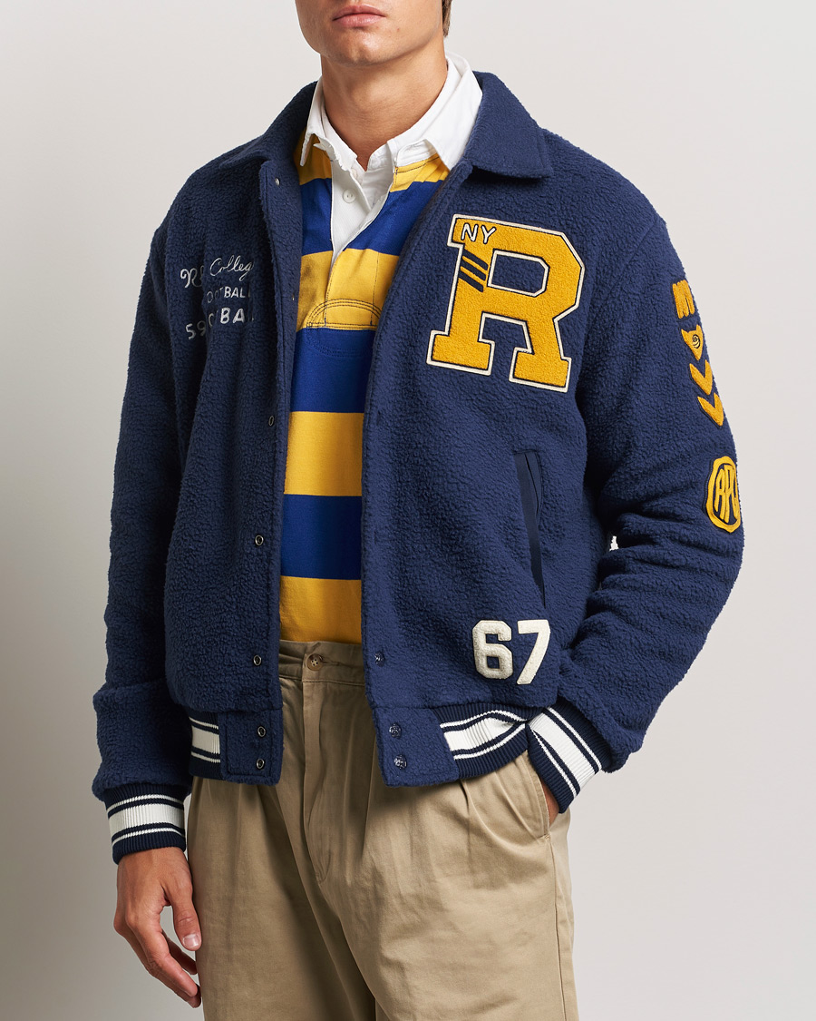 Herre | Jakker | Polo Ralph Lauren | College Baseball Jacket Cruise Navy