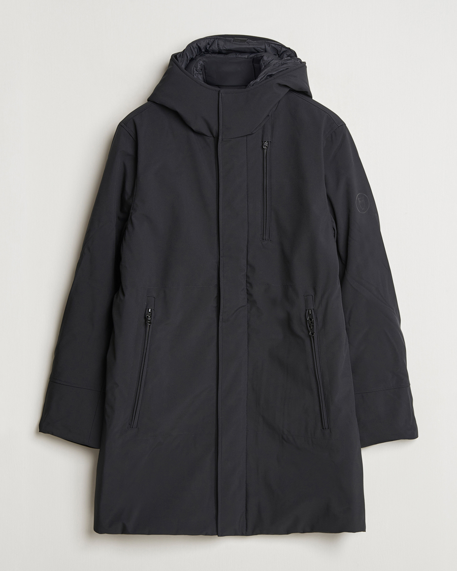 Herre | Jakker | KnowledgeCotton Apparel | Climateshell Padded Jacket Black