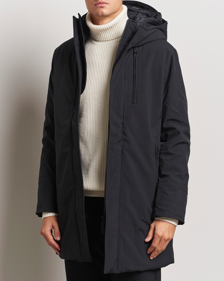 Herre | Jakker | KnowledgeCotton Apparel | Climateshell Padded Jacket Black