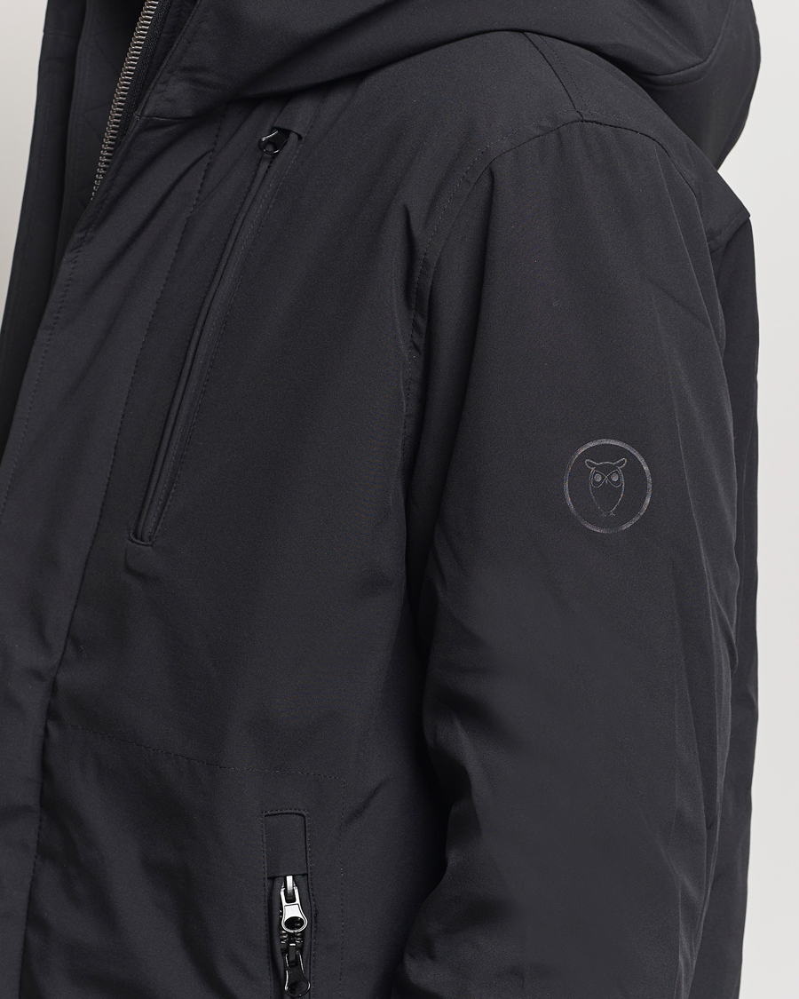Herre | Jakker | KnowledgeCotton Apparel | Climateshell Padded Jacket Black