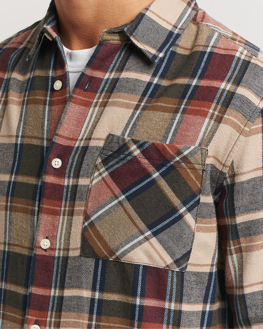 Herre | Skjorter | KnowledgeCotton Apparel | Regular Checked Flannel Shirt Multi