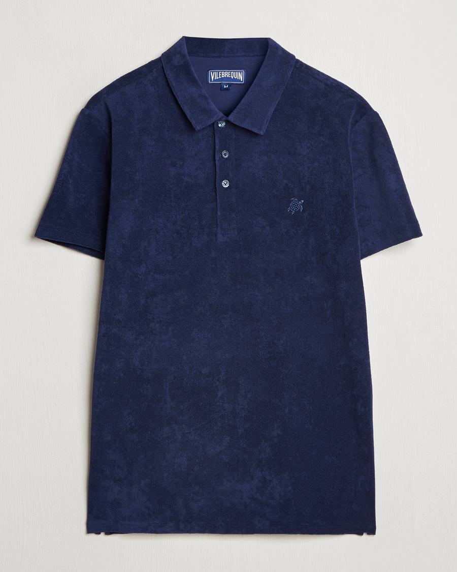 Herre | Polotrøjer | Vilebrequin | Phoenix Terry Polo Bleu Marine