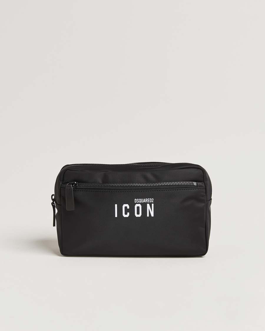 Herre | Dsquared2 Icon Washbag Black | Dsquared2 | Icon Washbag Black