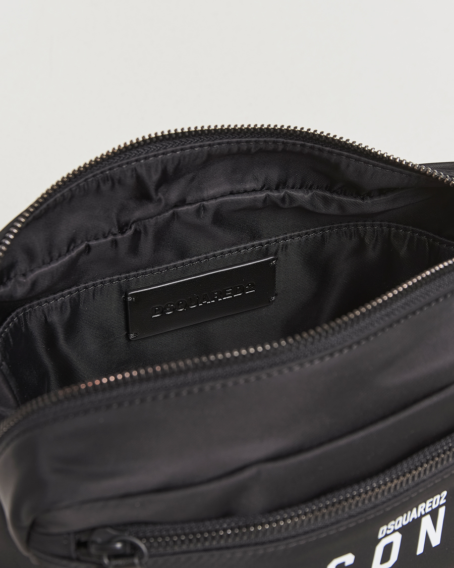 Herre | Dsquared2 Icon Washbag Black | Dsquared2 | Icon Washbag Black