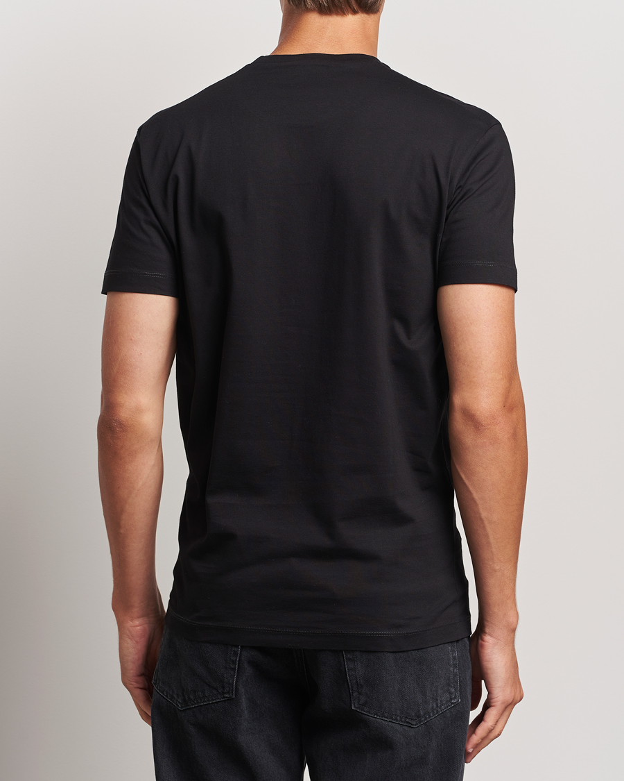 Herre | T-Shirts | Dsquared2 | Cool Fit Leaf T-Shirt Black