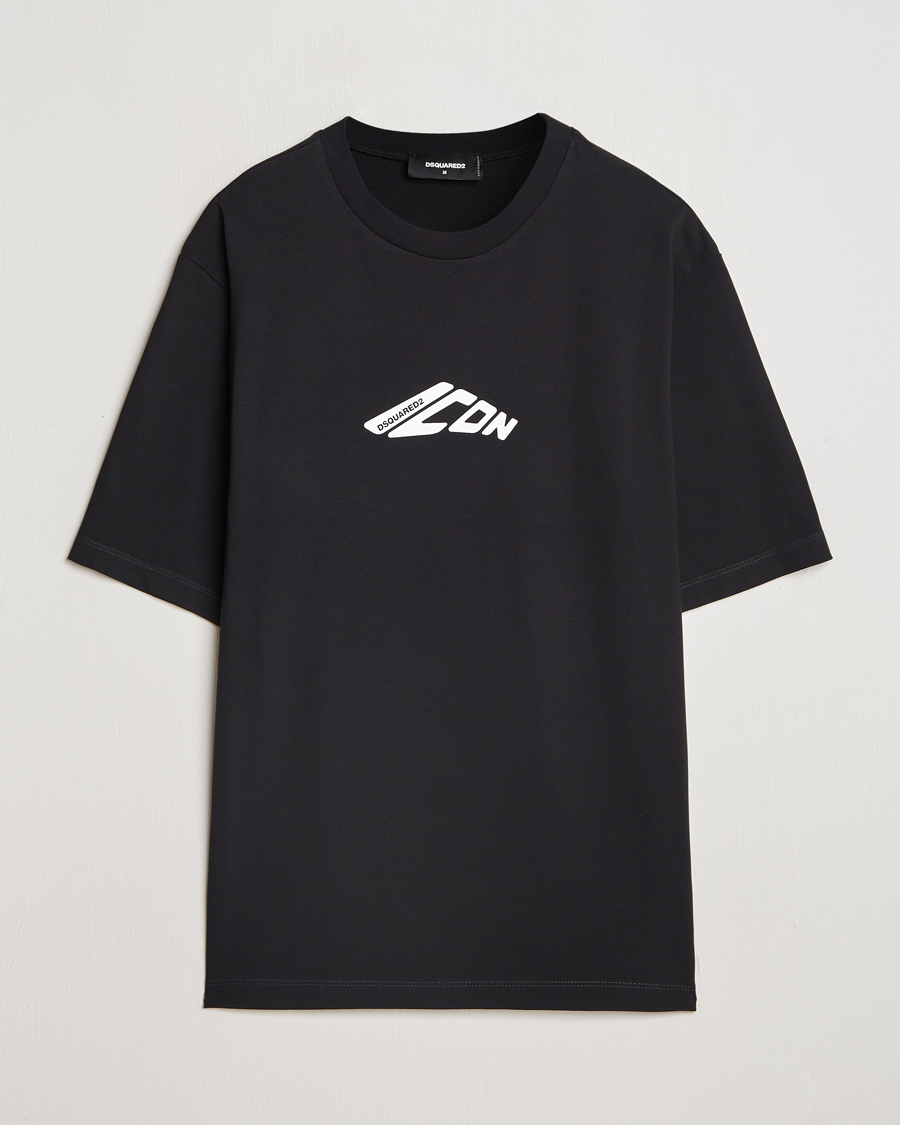Herre | T-Shirts | Dsquared2 | Icon Evolution T-Shirt Black