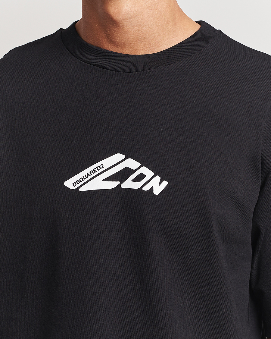 Herre | T-Shirts | Dsquared2 | Icon Evolution T-Shirt Black