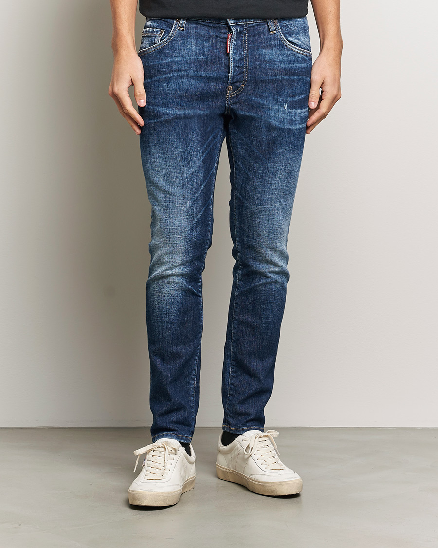 Herre | Jeans | Dsquared2 | Skater Jeans Medium Blue