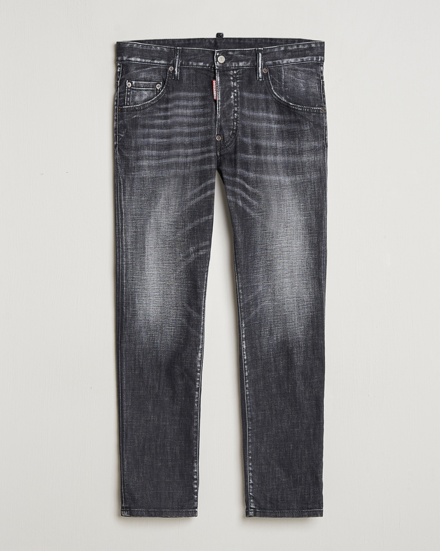 Herre | Jeans | Dsquared2 | Skater Jeans Washed Black