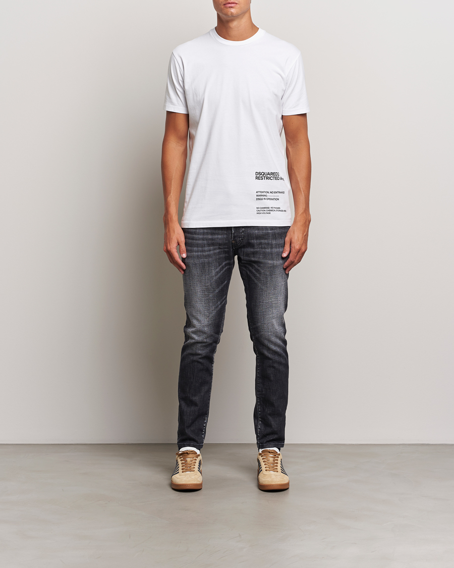 Herre | Jeans | Dsquared2 | Skater Jeans Washed Black