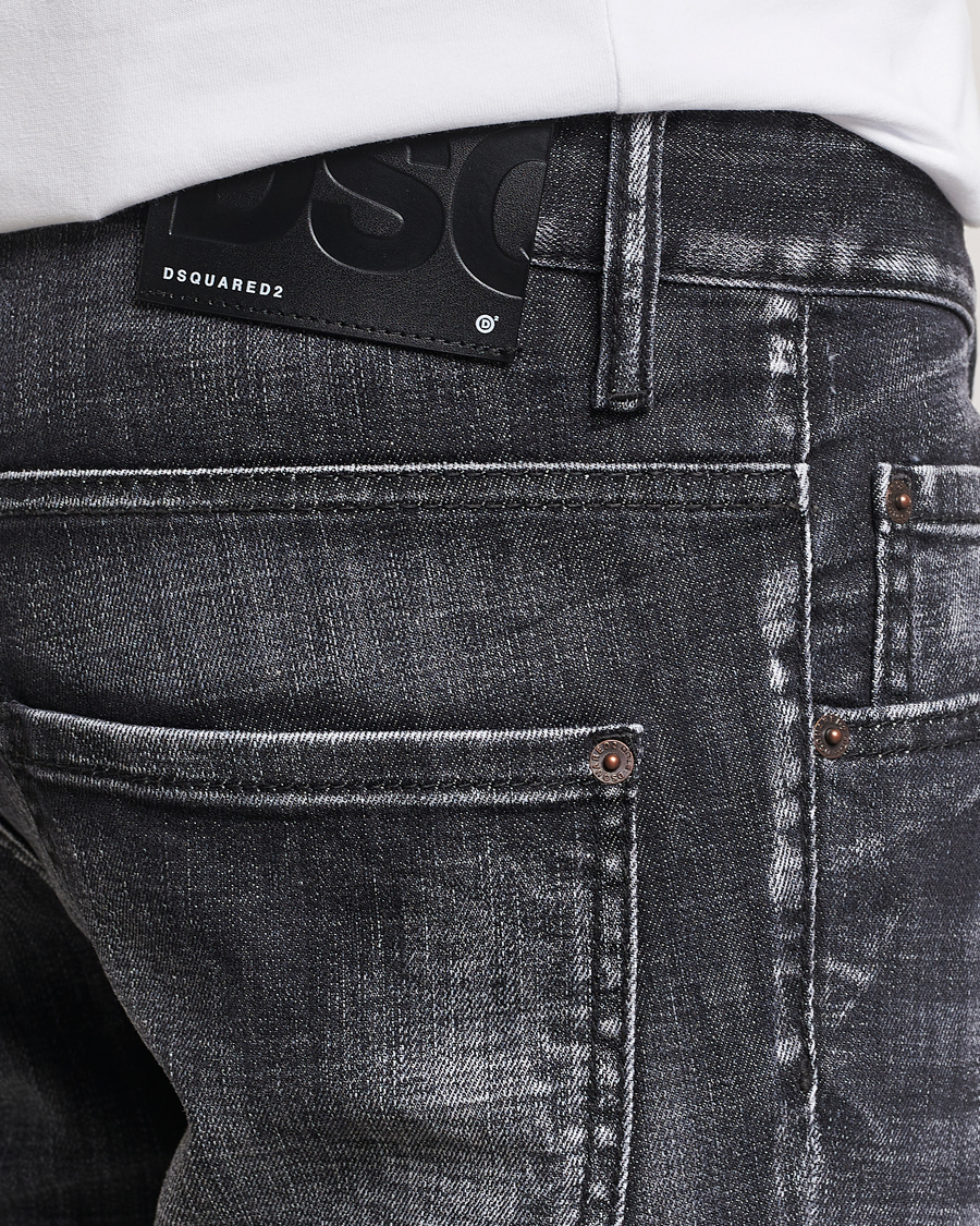 Herre | Jeans | Dsquared2 | Skater Jeans Washed Black