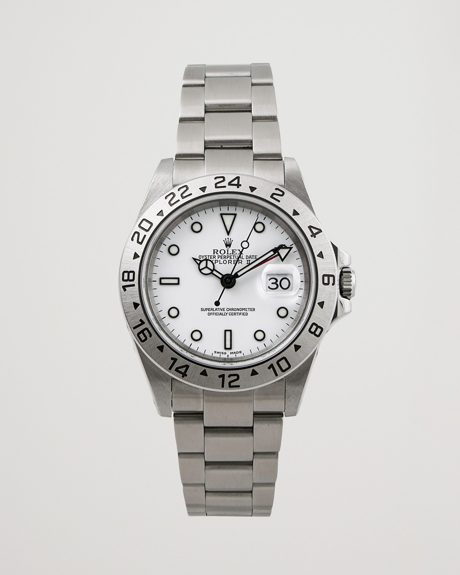 Herre | Rolex Pre-Owned Explorer 16570 Silver | Rolex Pre-Owned | Explorer 16570 Silver