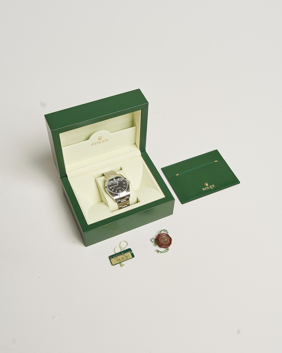 Herre | Rolex Pre-Owned Explorer 214270 Silver | Rolex Pre-Owned | Explorer 214270 Silver