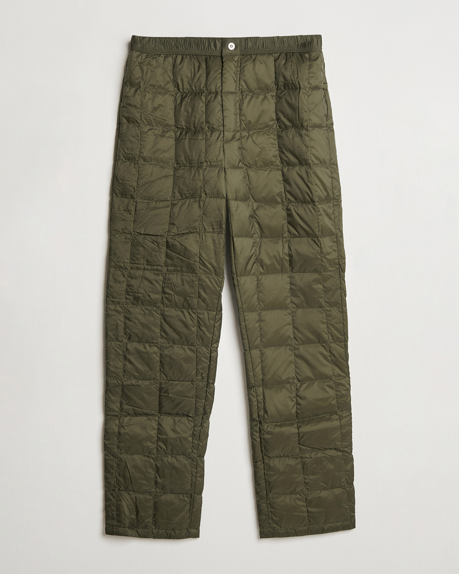 Herre | Bukser | TAION | Regular Straight Down Pants Dark Olive