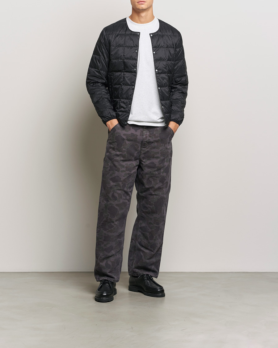 Herre | Jakker | TAION | Crew Neck Button Down Jacket Black