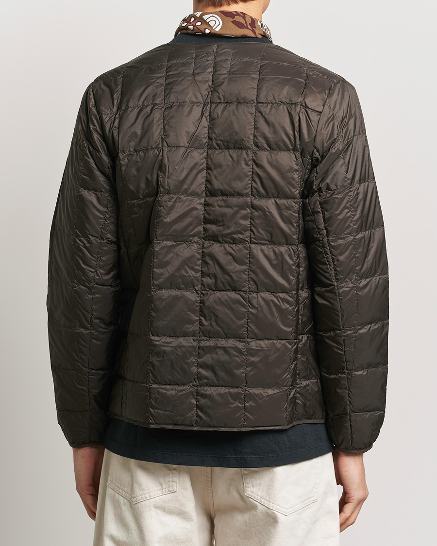 Herre | Jakker | TAION | Crew Neck Button Down Jacket Dark Choco