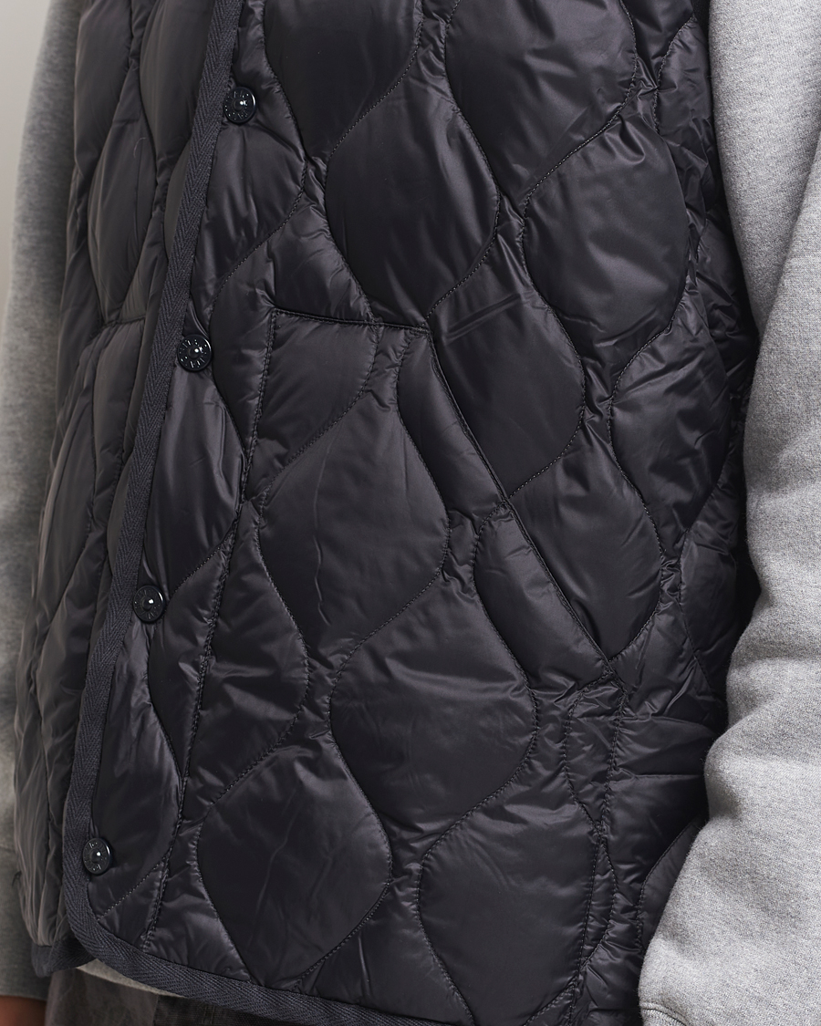 Herre | Jakker | TAION | Military Crew Neck Down Vest Black