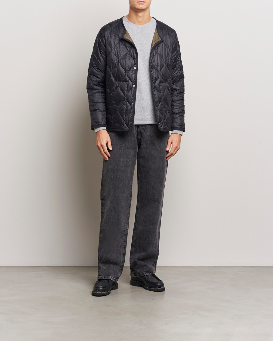 Herre | Jakker | TAION | Military Crew Neck Down Jacket Black
