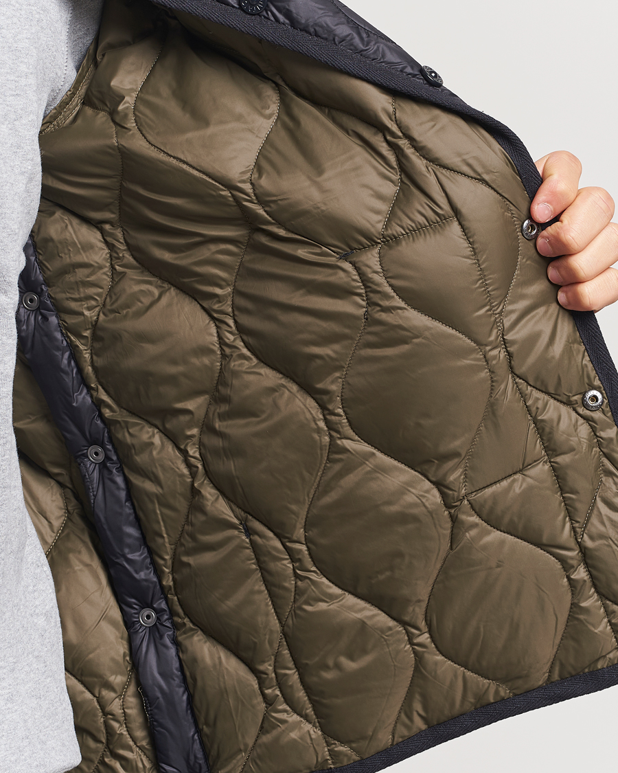Herre | Jakker | TAION | Military Crew Neck Down Jacket Black